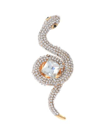 Crystal Stretch Snake Ring