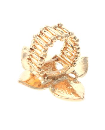 Crystal Stretch Flower Ring
