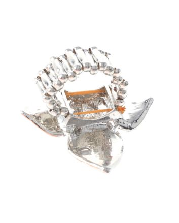 Crystal Stretch Flower Ring