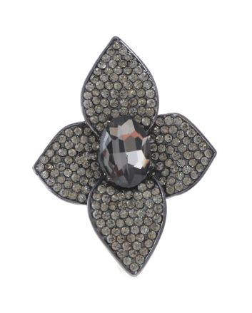 Crystal Stretch Flower Ring