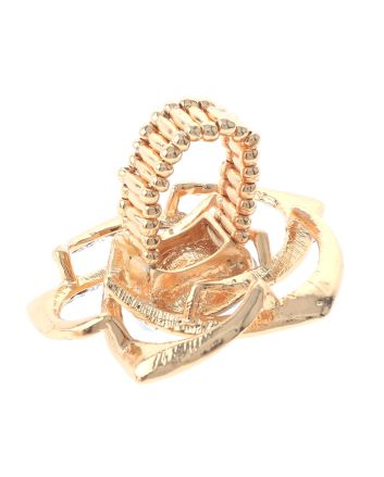 Crystal Stretch Flower Ring