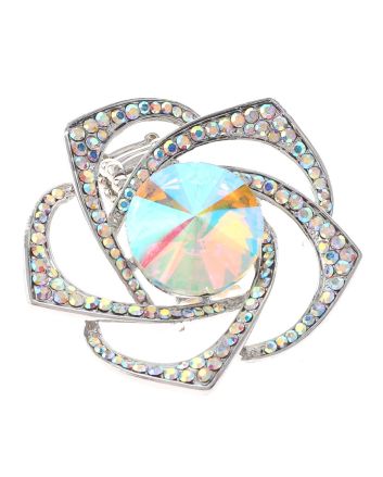 Crystal Stretch Flower Ring