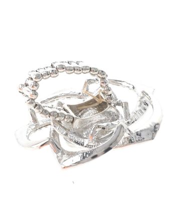 Crystal Stretch Flower Ring