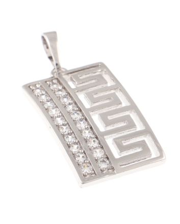 Rhodium Plated Pendant