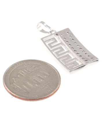 Rhodium Plated Pendant