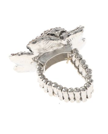 Crystal Stretch Flower Ring