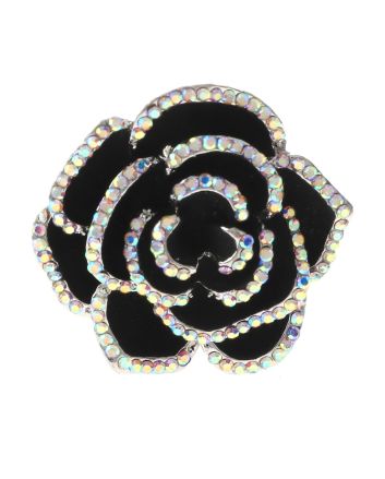 Crystal Stretch Flower Ring