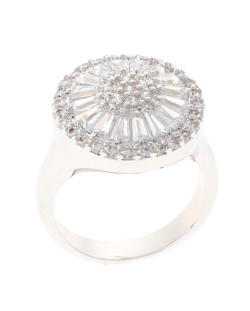 Rhodium Plated Ring