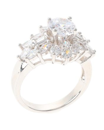 Rhodium Plated Ring