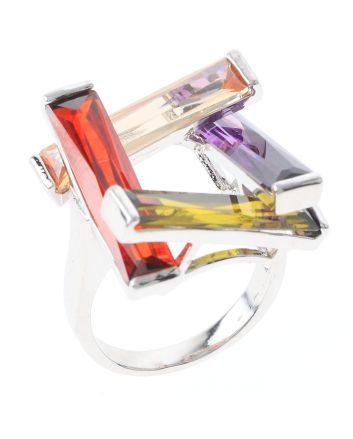 Rhodium Plated Ring