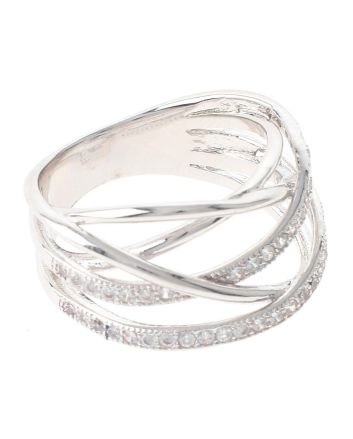 Rhodium Plated Ring