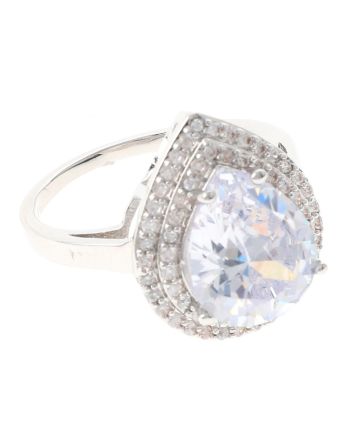 Rhodium Plated Ring