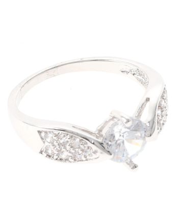 Rhodium Plated Ring