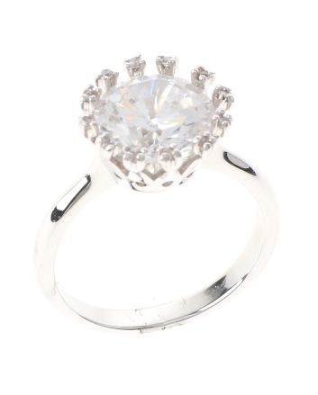 Rhodium Plated Ring