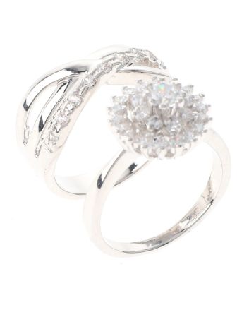 Rhodium Plated Ring