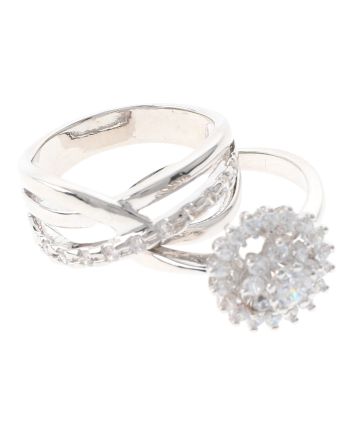 Rhodium Plated Ring