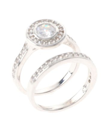 Rhodium Plated Ring