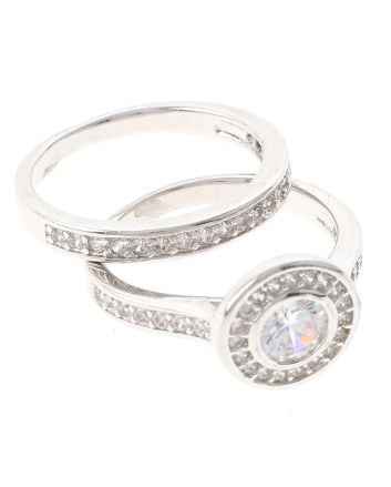 Rhodium Plated Ring