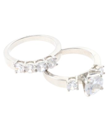 Rhodium Plated Ring