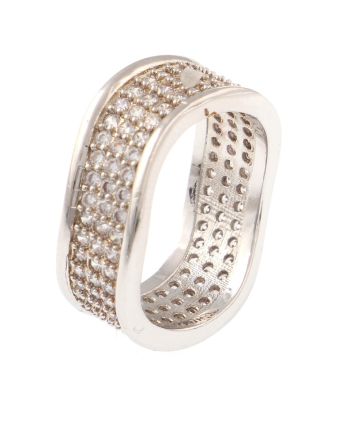 Fashion Rhodium Plated Ring