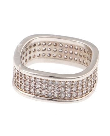 Fashion Rhodium Plated Ring