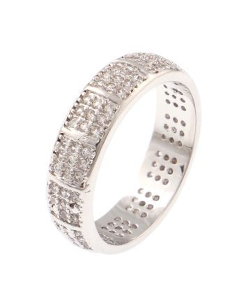 Fashion Rhodium Plated Ring