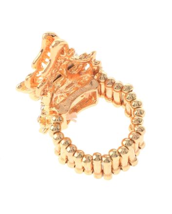 Crystal Butterfly Elastic Ring