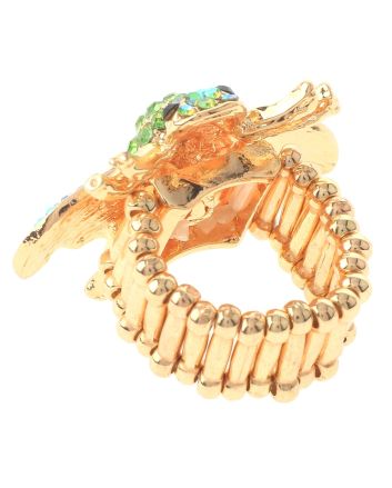 Crystal Bee Elastic Ring