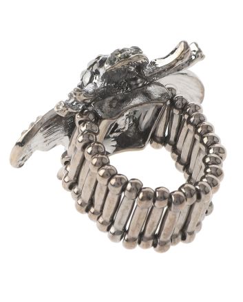 Crystal Bee Elastic Ring