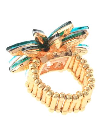 Elastic Flower Ring