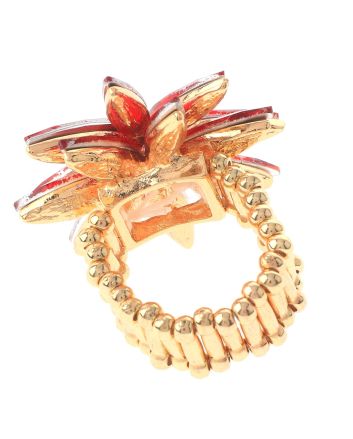 Elastic Flower Ring