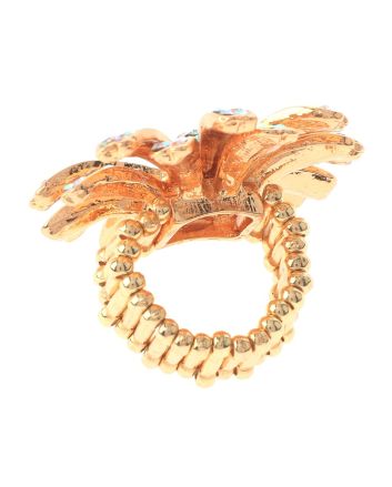 Elastic Flower Ring