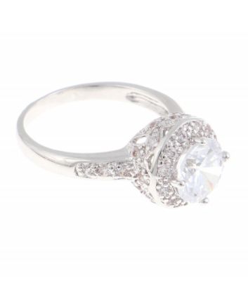 Rhodium Plated Ring