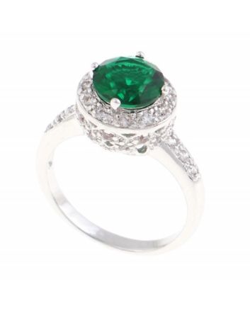 Rhodium Plated Ring