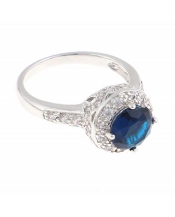 Rhodium Plated Ring