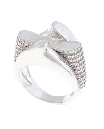 Fashion Rhodium Plated Ring