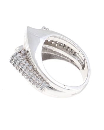 Fashion Rhodium Plated Ring