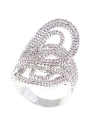 Fashion Rhodium Plated Ring