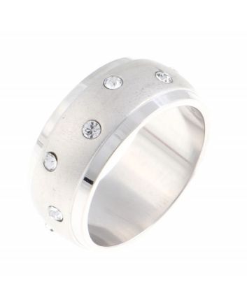 Rhodium Plated Ring