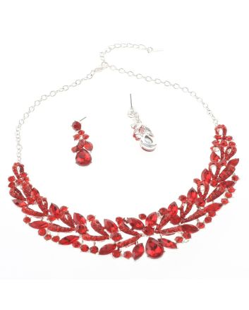 Rhinestone Necklace Set