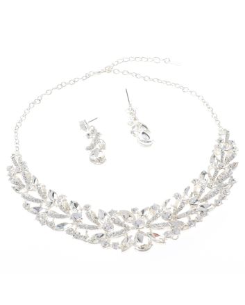 Rhinestone Necklace Set