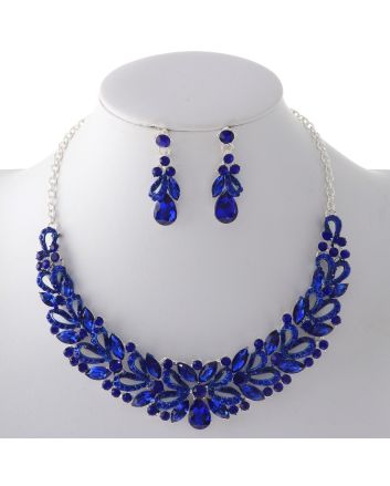 Rhinestone Necklace Set