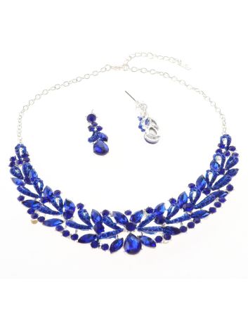 Rhinestone Necklace Set