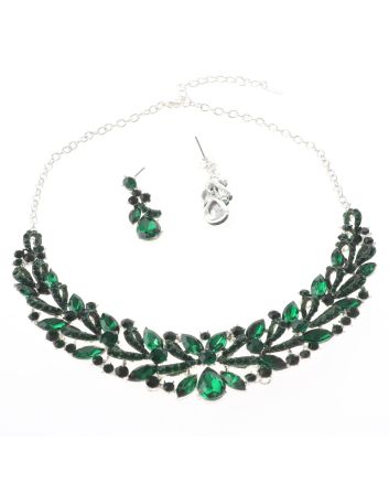 Rhinestone Necklace Set