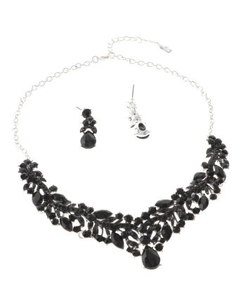 Rhinestone Necklace Set
