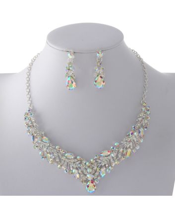 Rhinestone Necklace Set