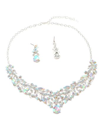 Rhinestone Necklace Set