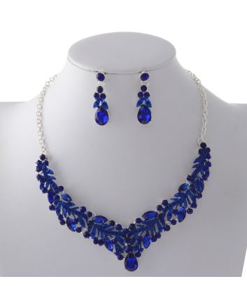 Rhinestone Necklace Set
