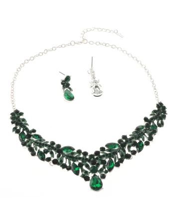 Rhinestone Necklace Set
