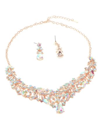 Rhinestone Necklace Set